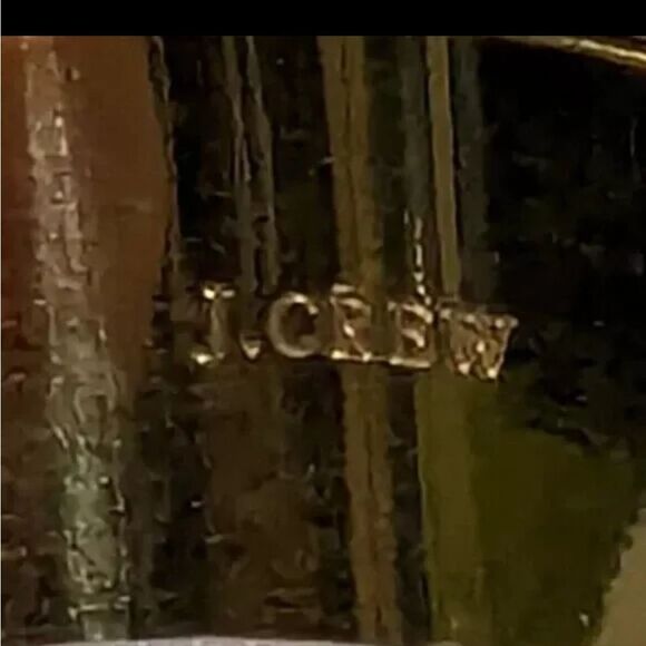 J Crew Zebra Animal Print Metal NWOT 3" Bracelet - Picture 5 of 6